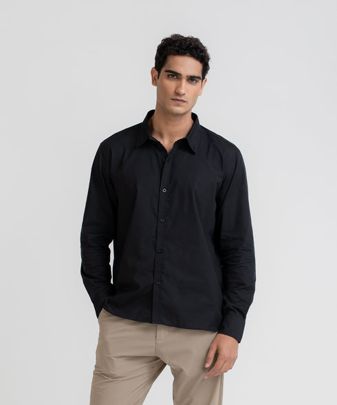 Men's Poplin Button Down Shirt